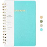 Lined Spiral Notebook College Ruled A5 Journal Book for Note Taking, 160 Pages Writing Journal for Office and Home School Supplies 5.75×8.125 inch (1-