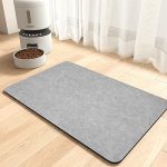 MontVoo-Absorbent Pet Feeding Mat-No Stains Pet Mat for Food and Water Bowl-Quick Dry Cat & Dog Food Mat Water Dispenser Mat-Pet Supplies Mat-Dog Wate