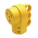 Sintron NEMA 6-50R Straight Blade Receptacle, DIY Rewirable, for Air Conditioners, Kitchen Equipment, and Arc Welder, 250 Volt 50 Amp 2 Pole 3 Wire, E