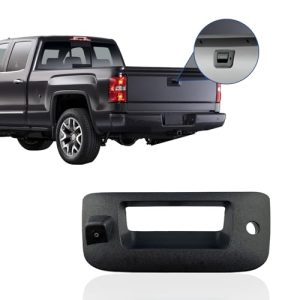 Tailgate Handle with Rearview Backup Camera for Chevy Silverado and GMC Sierra 2007-2013,Tailgate Handle Replacement Backup Camera