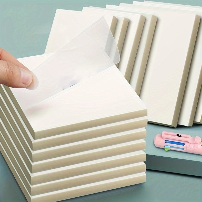 TEMU 100pcs- Transparent Note Sticky Notes Student Notes Sticky Notes Sticky Bookmarks Sticky Bookmarks Sticky