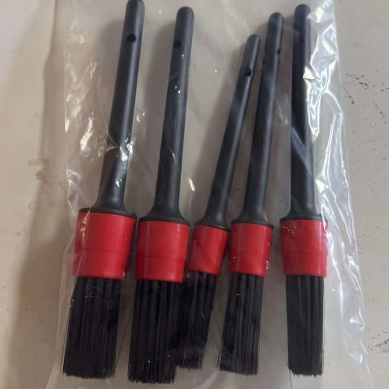 TEMU Nylon Car Detailing Brush Set- Car Brush For Wheel Brush Car Detailing, Car Wheel Detailing Brush, Car Detailing Wheel Brush& Dashboard/air