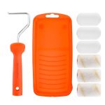 ValueMax 8PCS 2.5″ Small Paint Roller Kit, Includes Foam Paint Roller Covers, Microfiber Paint Roller Covers, Paint Tray and Roller Frame, Mini Paint