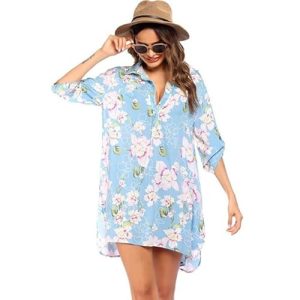 Women's swimwear, beach cover-ups, bikini swimsuits, beach sun protection clothing