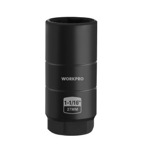 WORKPRO Oil Pressure Sensor Socket, Automotive Professional Oil Pressure Switch Socket 3/8" Drive x 1" and 1-1/16" 25mm 27mm, Quick Removing Installin