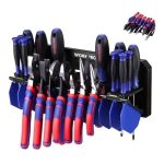 WORKPRO Plier Organizer Rack, 13.5″ Foldable Tool Organizer, Wall Mount Screwdriver Organizers and Pliers Organizers, Tool Storage Rack for Screwdrive