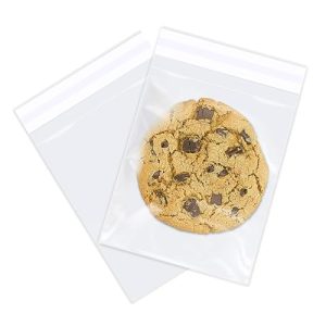 4" x 6" (100 Count) Clear Small Cellophane Bags - Self Sealing Cello Plastic Poly Bags- for Photo, Jewely, Bakey, Treats, Candies