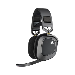 HS80 RGB WIRELESS Premium Gaming Headset with Spatial Audio — Carbon