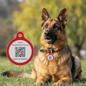 Personalized, Waterproof & Long-Lasting Pet ID Tag for Dogs & Cats