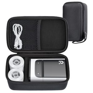 POLONO PM220S Label Maker Case Compatible PM220S Label Maker PM220 Portable Handheld Label Printer, Easily Store Your Printer, USB Cable and Batteries