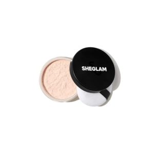 SHEGLAM Baked Glow Setting Powder Oil Control Loose Face Powder Translucent Pore-Less Flawless Smooths Fine Lines Glowy Powder - Light Pink