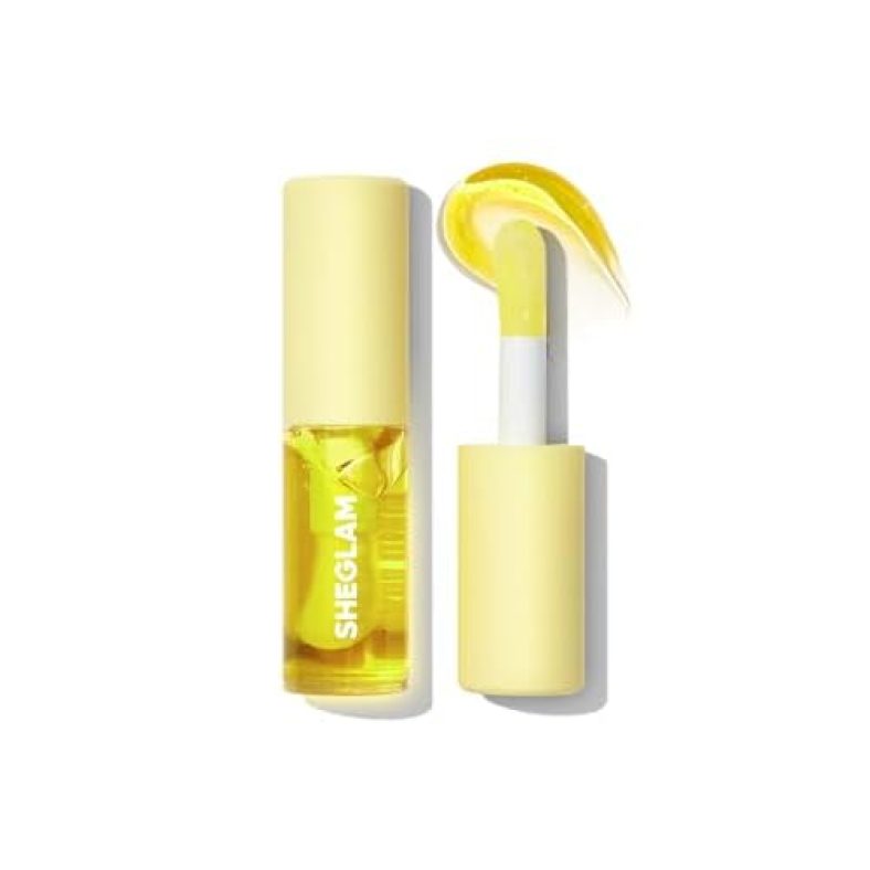 SHEGLAM Jelly Wow Hydrating Non-Sticky Lip Oil Moisturizing Plumping Lip Gloss – Grapefruit Glow