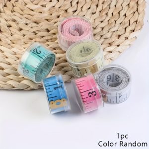 TEMU 1/2pcs, Tape Measure, Plastic Box, Sewing Measuring Clothes Leather Ruler, Tailor Measuring 3 Weeks Tape Measure