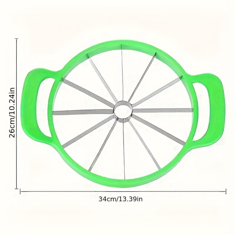 TEMU 1pc Watermelon Slicer, Creative Watermelon Cutter, Stainless Steel Watermelon Divider, Reusable Watermelon Slicer, Fruit Divider – Kitchen