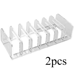 TEMU 2 stuks doorzichtige plastic make-up organizer voor oogschaduw palettes en blush - Multicompartiment cosmetische opbergrek, geen nodig, aanrecht