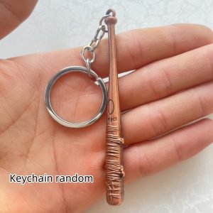 TEMU Film And Television Peripherals, The , Baseball Bat, , Baseball Bat Alloy Keychain Pendant