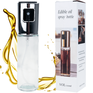 TEMU Glass Oil Dispenser Spray Bottle For Vinegar, 100 Ml