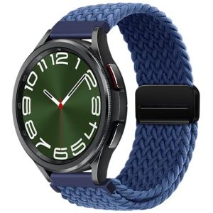 20mm Sport Loop Band Compatible with Samsung Galaxy Watch 6 5 4 Band 40mm 44mm/Watch 5 Pro 45mm/Galaxy Watch 4 6 Classic Band 42mm 46mm 43mm 47mm/Watc