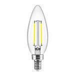 Hizashi Candelabra LED Light Bulbs 40 Watt Equivalent, E12 Base Chandelier Light Bulbs 5000K Daylight White, Dimmable LED Candelabra Bulbs, B10, 90+CR