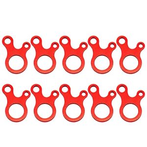 onewind Aluminum Alloy Guyline Cord Adjuster Tent Tensioners Rope Adjuster for Tent Hiking Camping 10Pack