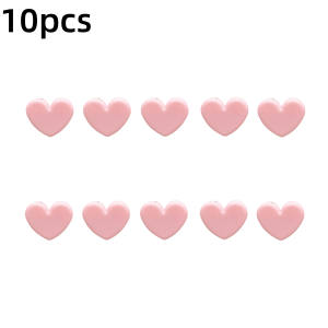 TEMU 10pcs Plastic -shaped Planner Clips - Decorative Bookmark Paper Clips For Journals, Planners, Office & School Supplies, Cute Stationery