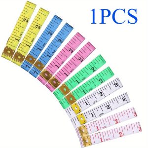 TEMU 1/3/6pcs Measuring Tape, Tape Measure For Body 6pcs Double Scale Measurement Tape For Sewing, Body, Tailor 60 Inch/ 150cm