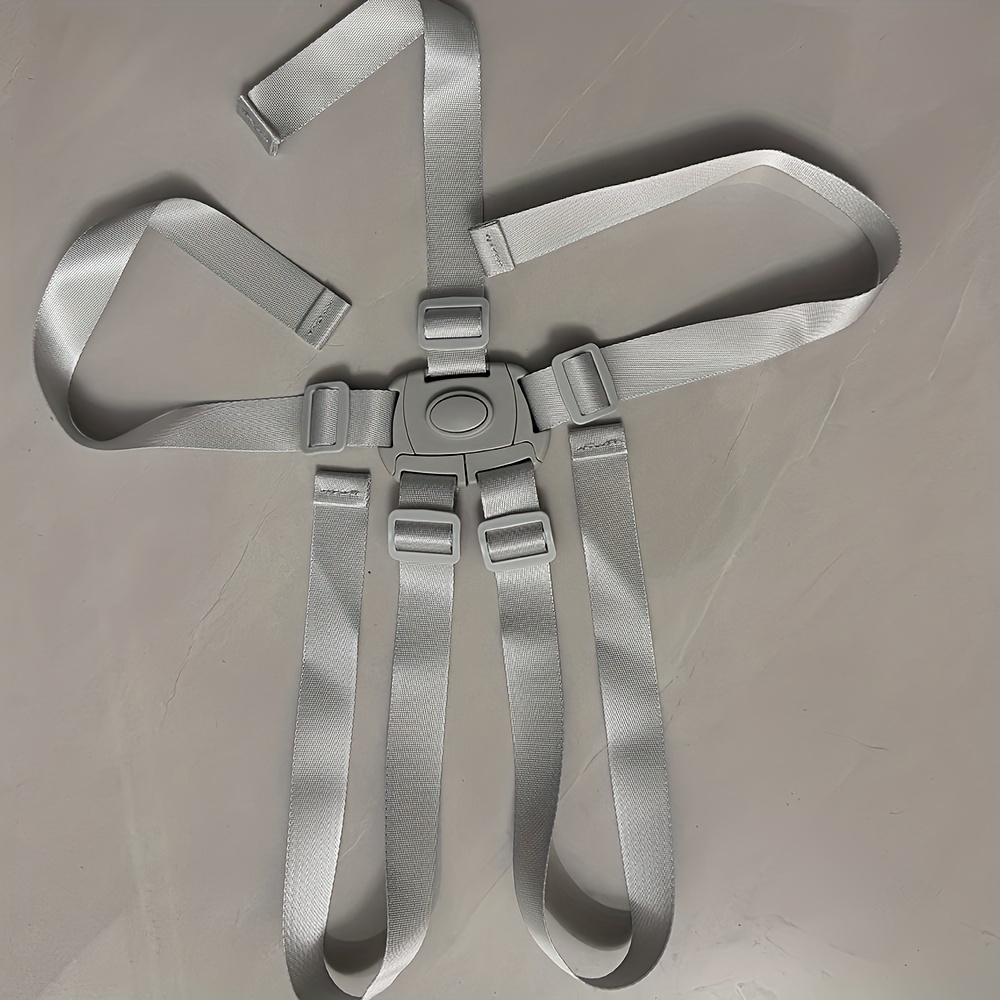 TEMU 1pc Five-point Harness For Child Car Seat - Child Safety Belt - Strap Child Safety Protection Accessories For Babies