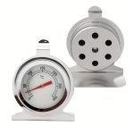TEMU 1pc, Oven Thermometer, 0-300°c, Oven Grill Thermometer, Instant Read Stainless Steel Thermometer For Kitchen, Cooking, Baking, Kitchen Stuff