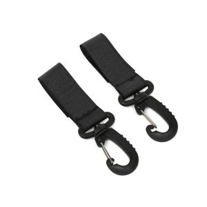 TEMU 2pcs Stroller Hook, Hook, Rotatable Stroller Hook, Baby Stroller Hook, Baby Stroller Accessories Matching Hook, , Christmas Halloween