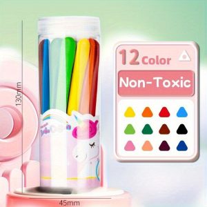 TEMU 36/ 24/ 12colors Crayon Kid Crayons Non-dirty Hand Crayons Washable Oil Painting Stick