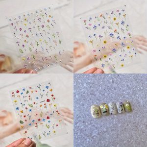 TEMU 3 For Art - Art Summer 5d Embossed Decals -adhesive Art Supplies For Art Decoration