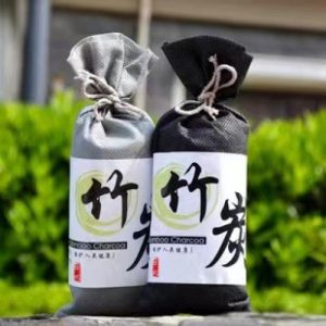 TEMU 4pcs Activated Bamboo Charcoal Bag Odor Removal Car Household Fragrance Bag Deodorizing Bamboo Charcoal Bag Valentine's Gift