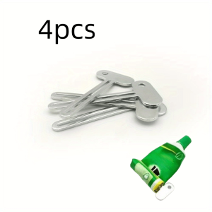 TEMU 4pcs Toothpaste Squeezer - Easy Manual Dispenser For Facial Cleanser, Hand Cream & Hair Dye