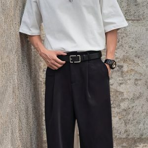 TEMU Belt Simple And Versatile Belt Unisex Student Belt Suit Jeans Belt