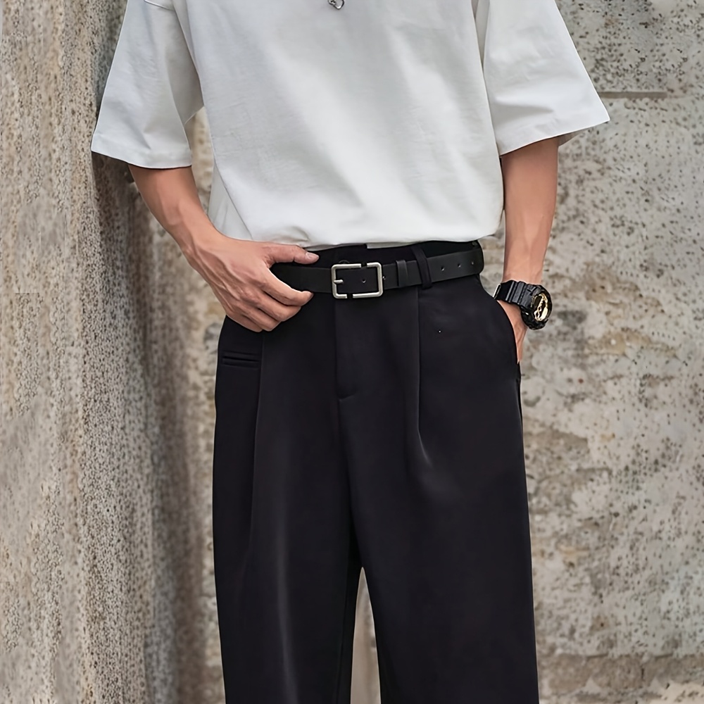 TEMU Belt Simple And Versatile Belt Unisex Student Belt Suit Jeans Belt