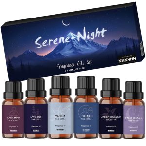TEMU Essential Oils Set, Scented Fragrance Oil Essential Oils Kit For Diffuser (6x10ml) - , , Relax, Lavender, Cherry , Vanilla Oils Gift