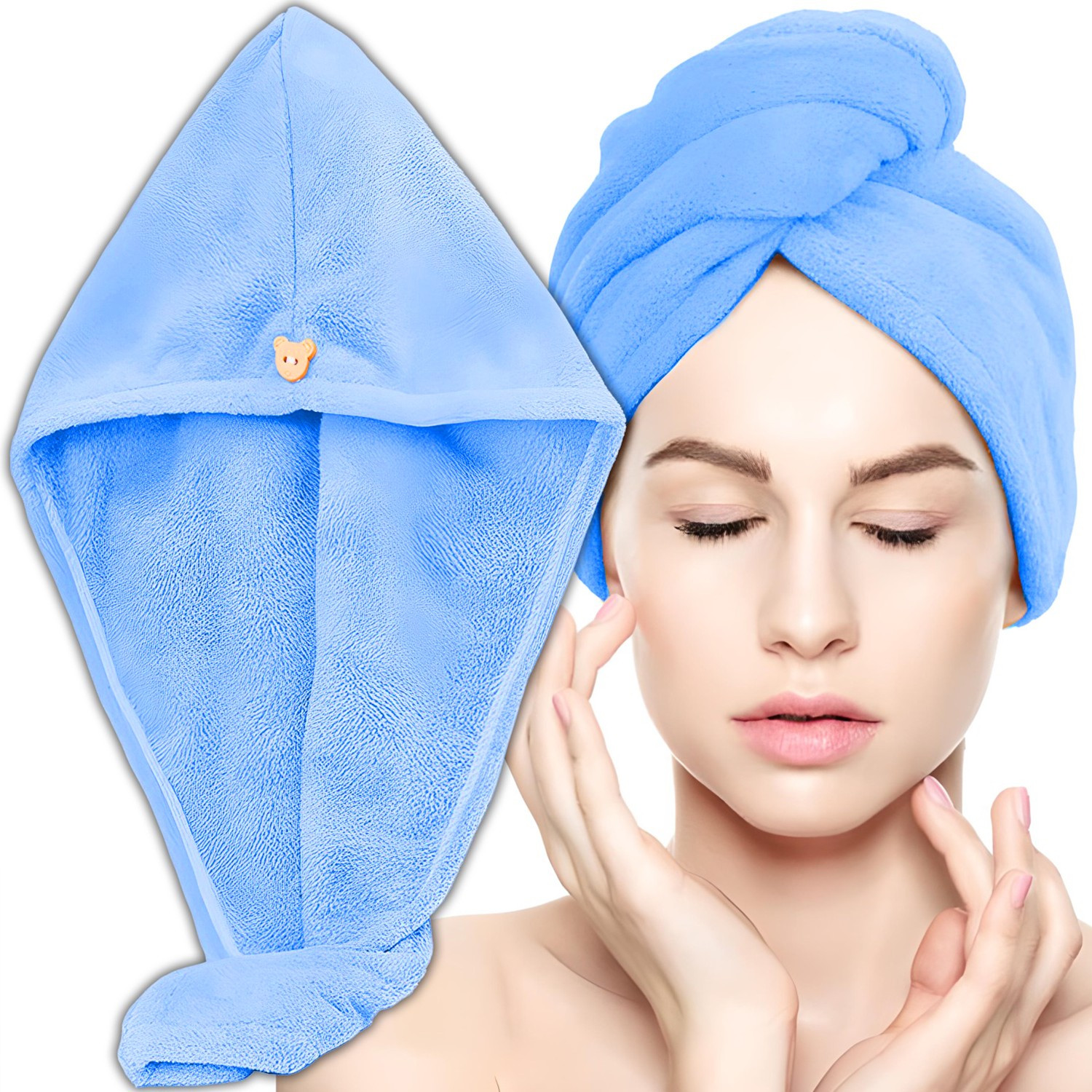 TEMU Hair Towel Retoo , Microfiber Towel, Hair Drying Towel, Head Turban, Absorbent Towel, Soft Hair Towel, Towel For Hair, High Absorbency Towel,