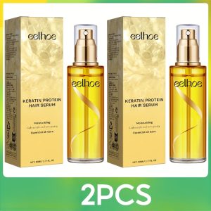 TEMU Keratin Hair Care Spray, Rich In Vitamin E, Moisturizing, Smooth Hair, Fluffy And Elastic Hair, Straight Hair Spray