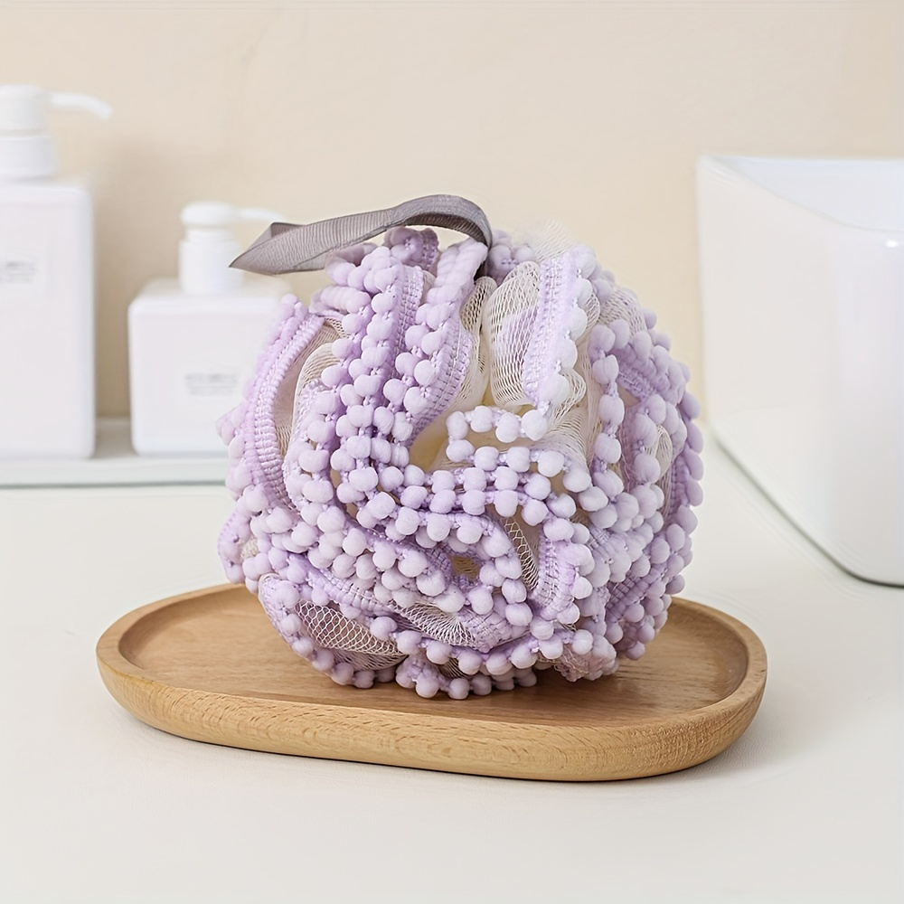 TEMU Large Exfoliating Bath Loofah Sponge - Fragrance-free, Use