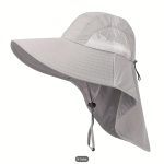 TEMU Outdoor Hat Men’s Wide Brim Sun Hat Fishing Cap Visor, Hat