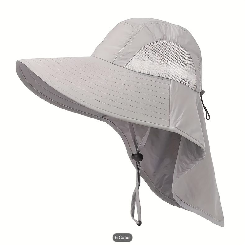 TEMU Outdoor Hat Men’s Wide Brim Sun Hat Fishing Cap Visor, Hat