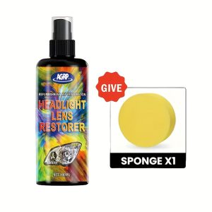 TEMU Professional Universal Car Headlight Lens Restoration Kit | High- Oxidation Remover | Fast Clarity Restoration | Innovative Polishing Solution