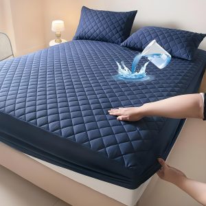 TEMU Queen Size Waterproof Mattress Protector (no Pillow Accessories), Quilted Waterproof Mattress Protector, Mattress Pad, Waterproof Mattress Cover