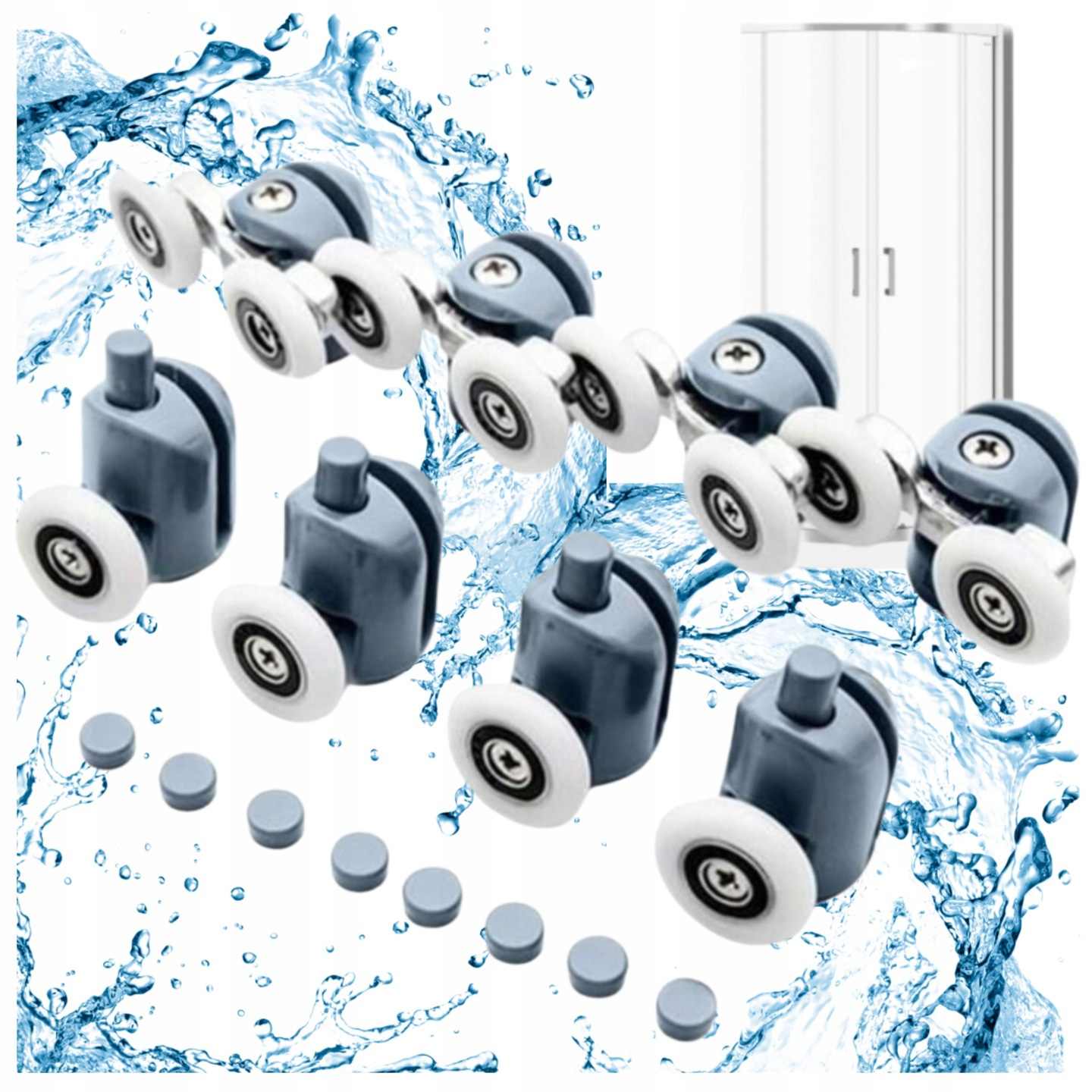 TEMU Shower Caddy Wheels Set - Shower Caddy Rollers