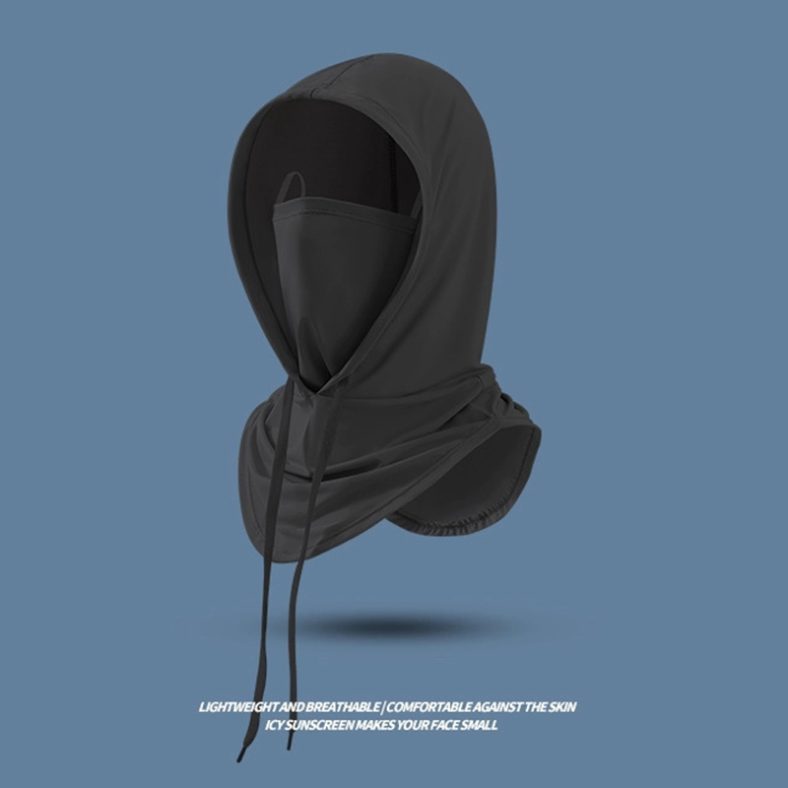 TEMU Sunscreen Hat Unisex Full Face Mask Sun Protection Windproof Hat Motorcycle Riding Sports Neck Protect Outdoor Sunscreen Breathable Mask