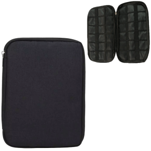 TEMU Watch Band Organizer Case, Elastic 12 Loop & Design For Iwatch/ Galaxy Bands Etc., Compact Lightweight Travel Storage Box, Durable Band