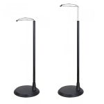 ZITA ELEMENT 2 Pcs Adjustable Doll Stand Base for 18 Inch Girl Doll and Other 14 Inch -18 Inch Doll – Black Color Doll Holder