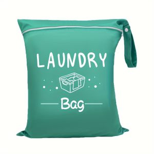 TEMU 1pc/2pcs Large Travel Laundry Bag Wet Dry Bag Washable Dirty Clothes Drawstring Bag Bathing Suit Workout Bag For Gym Clothes Laundry Wet Clothes