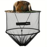TEMU 1pc Anti-mosquito Bug Head Net Hat Sun Protection With Mesh For Fishing Camping Hiking Outdoor Sports