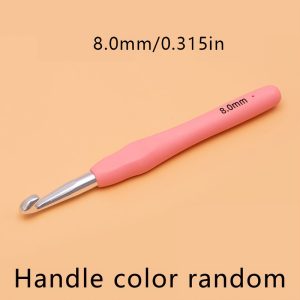 TEMU 1pc Crochet Hooks, Professional Extra Long 2mm Crochet Hooks, Ergonomic Handle Crochet Hooks Set For Beginners And Experienced Crochet Hooks